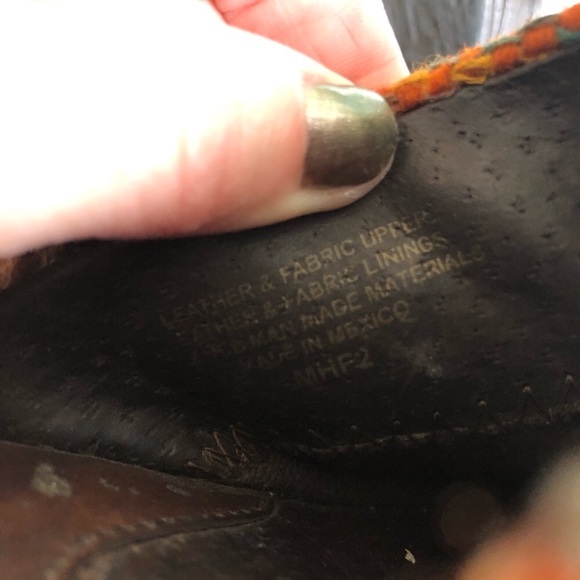 Born Tweed and Leather Clog Mules - Picture 8 of 9